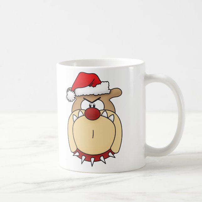 Bah Humbug Bulldog Coffee Mug (Right)