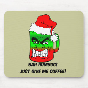 bah humbug Christmas Mouse Pad