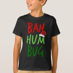 Bah Humbug Christmas Santa Hat Anti-Christmas T-Shirt