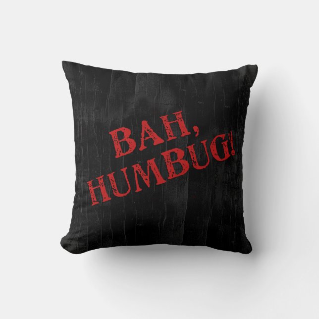 Bah Humbug Cushion (Front)