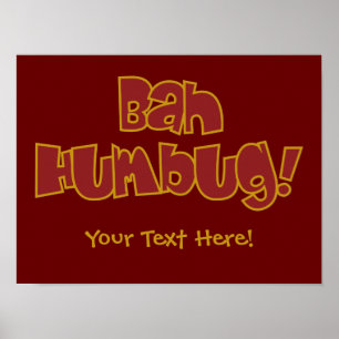 BAH HUMBUG! custom poster