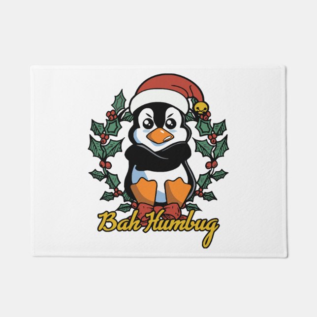 Bah Humbug Doormat (Front)