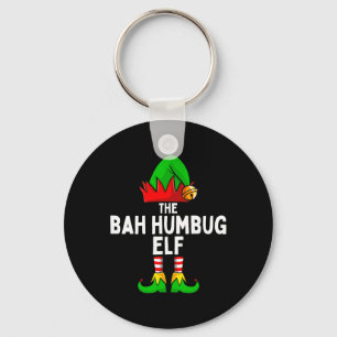Bah Humbug Elf Matching Family Christmas  Key Ring