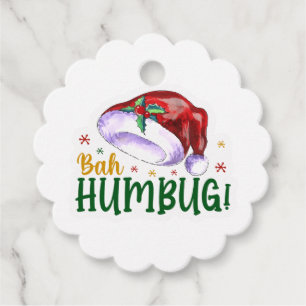 Bah Humbug Favour Tags