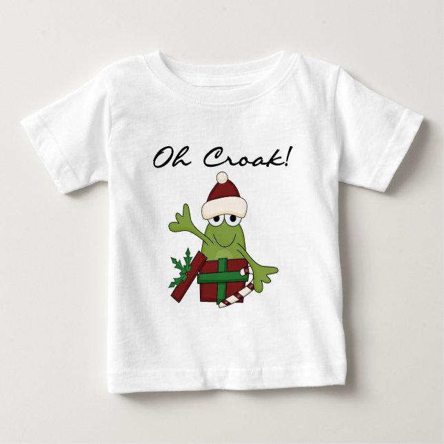Bah Humbug Frog Christmas Tshirts and Gifts (Front)