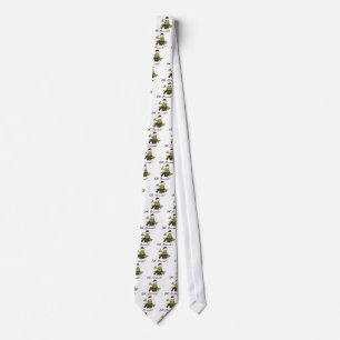 Bah Humbug Frog Christmas Tshirts and Gifts Tie