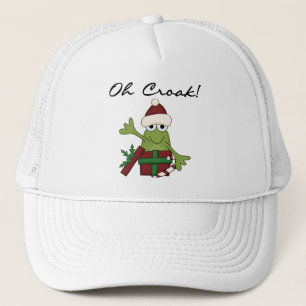 Bah Humbug Frog Christmas Tshirts and Gifts Trucker Hat