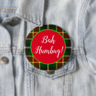 Bah Humbug Funny Christmas Plaid