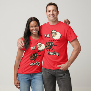 Bah Humbug Funny Cute Cranky Christmas T-Shirt