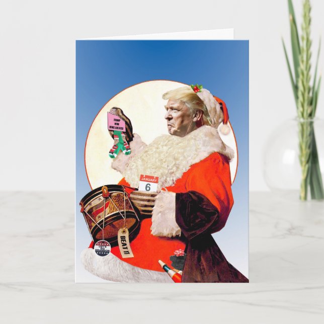 Bah Humbug Greeting Card (Front)