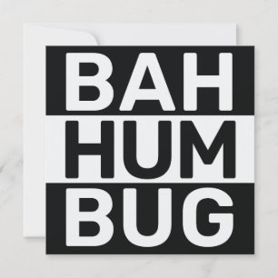 Bah humbug holiday card