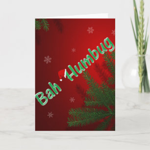 Bah Humbug Holiday Card