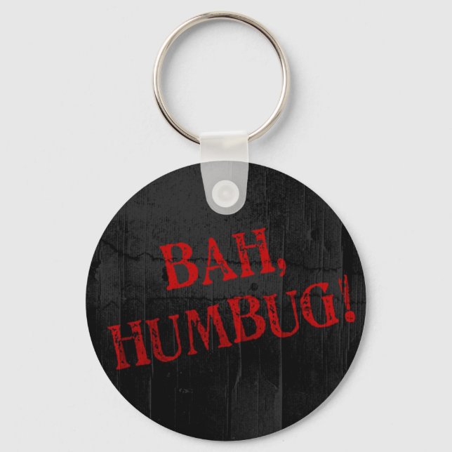 Bah Humbug Key Ring (Front)