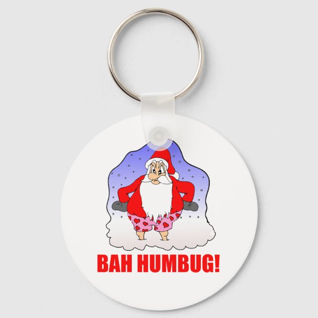 Bah Humbug Keychain (Front)