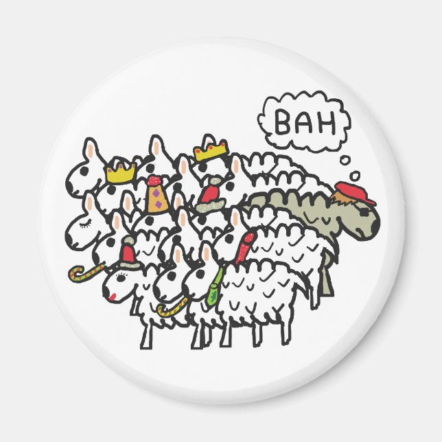 Bah Humbug Magnet (Front)
