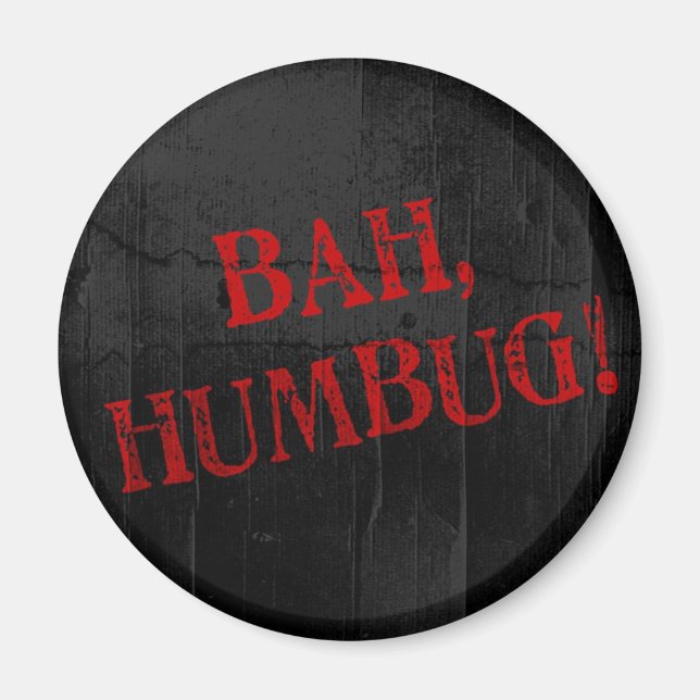 Bah Humbug Magnet (Front)