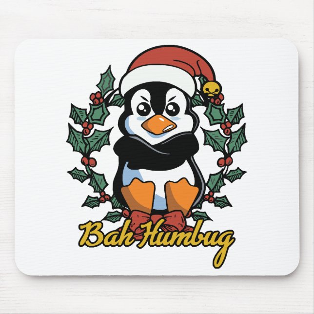 Bah Humbug Mouse Pad (Front)