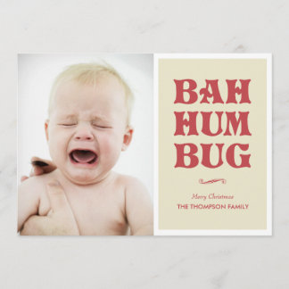 Bah Humbug Photo Cards