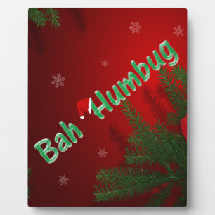 Bah Humbug Plaque