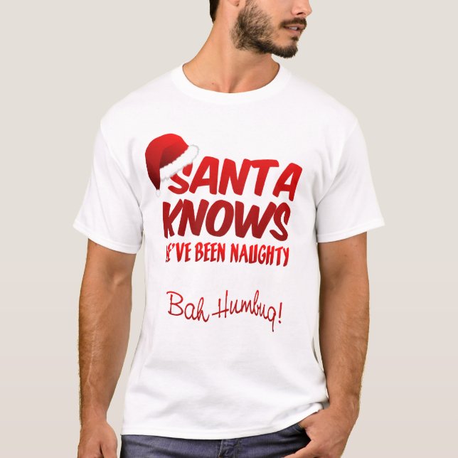 BAH HUMBUG shirt - choose style (Front)