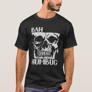 Bah Humbug Skull Santa's Favourite Christmas Pajam T-Shirt