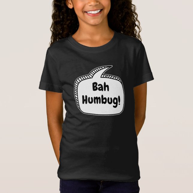 Bah Humbug! Speech Bubble T-Shirt (Front)
