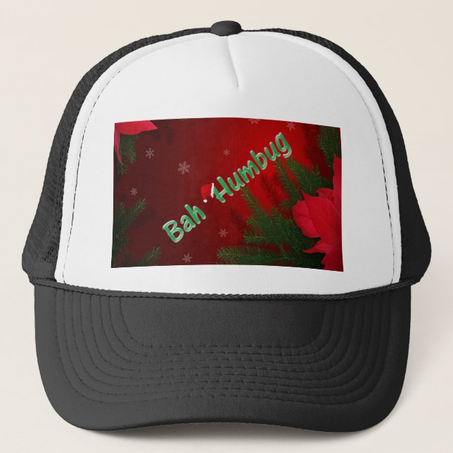 Bah Humbug Trucker Hat (Front)