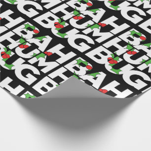 Bah humbug wrapping paper