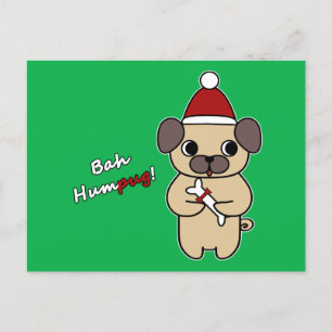 Bah Humpug! 1 Holiday Postcard