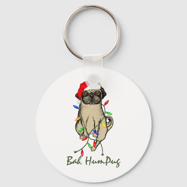 Bah HumPug Key Ring (Front)