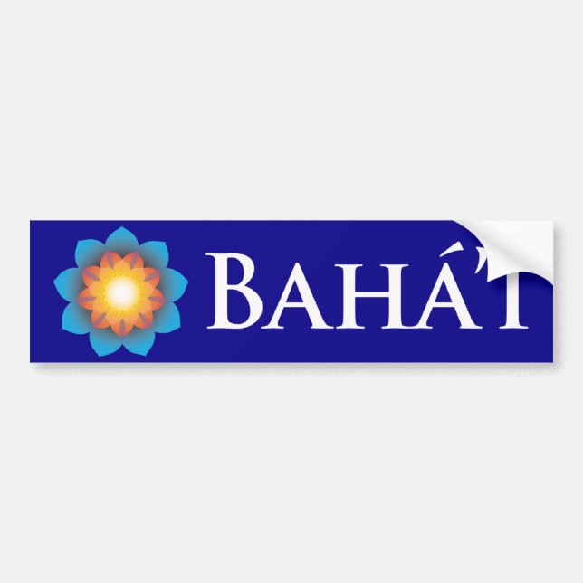 Bahá'í Bumper Sticker (Front)