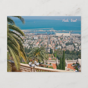 Bahá'í Gardens of Haifa, Israel Postcard