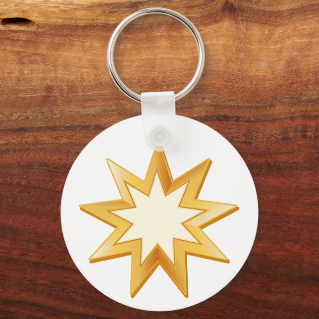 Baha'i Keyring Double-sided (Front)