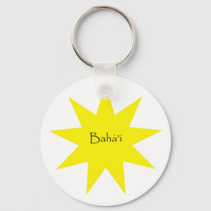 Baha'i star key ring