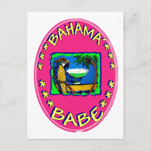 Bahama Babe Postcard