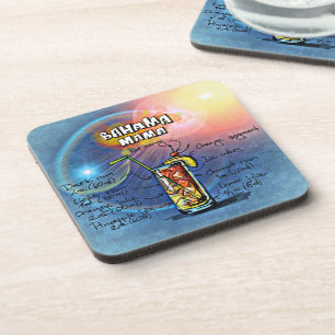 Bahama Mama Cocktail (#8 of 12 Drink Recipe Sets) Coaster