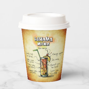 Bahama Mama Cocktail Paper Cups