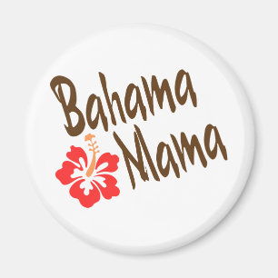 Bahama Mama design with Hibisucus flower Magnet