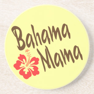 Bahama Mama with hibiscus Coaster