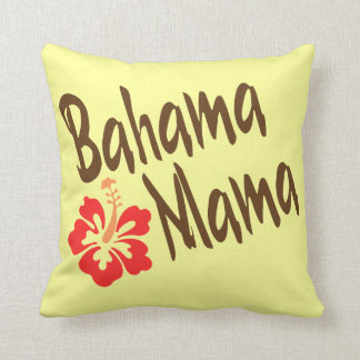 Bahama Mama with hibiscus Cushion