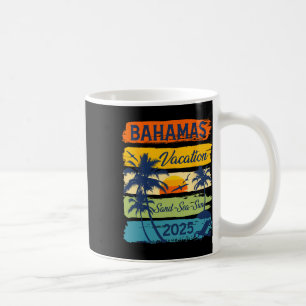 Bahamas 2025 Vacation Souvenir Holiday Family Grou Coffee Mug