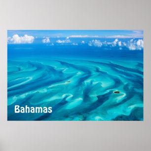 Bahamas aerial poster