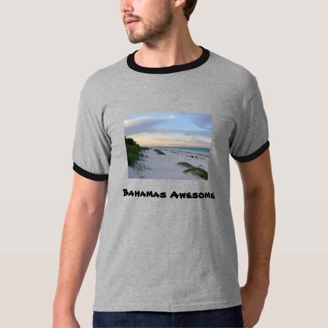 Bahamas Beach Men's T-shirt (Front)