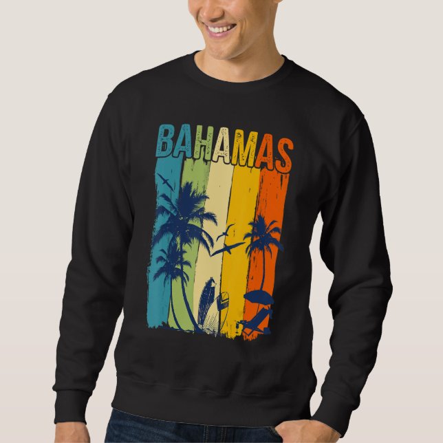 Bahamas Caribe Family Vacation Matching Group Sweatshirt (Front)