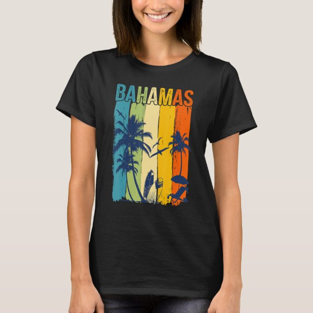 Bahamas Caribe Family Vacation Matching Group T-Shirt (Front)