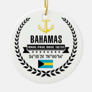 Bahamas Ceramic Tree Decoration