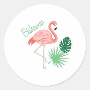 Bahamas Classic Round Sticker