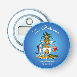 Bahamas Coat of Arms Bottle Opener
