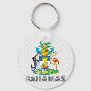 Bahamas Coat of Arms Key Ring
