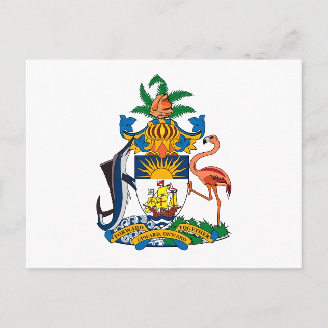 Bahamas Coat of Arms Postcard (Front)